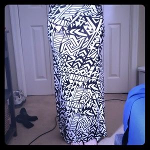 Body central maxi skirt